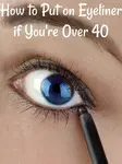 See how to apply eyeliner over 40 using gel, pencil, and tightlining—with tips for hooded and aging eyes.