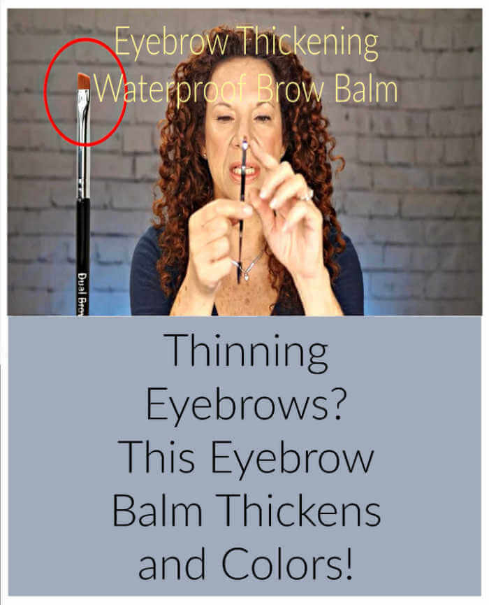 Makeup brush for thick eyebrows
