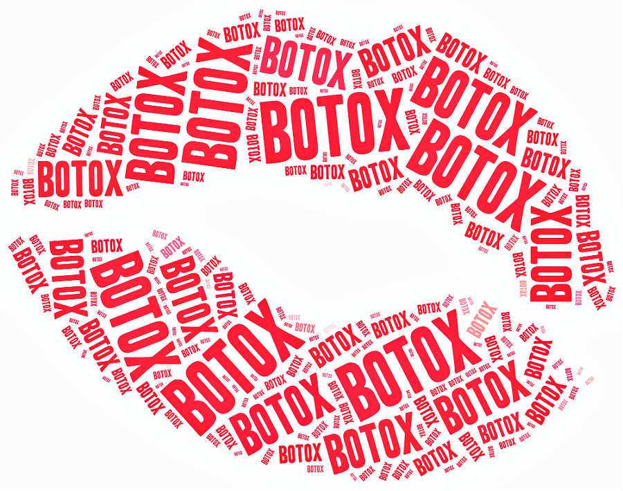 Botox lip graphic