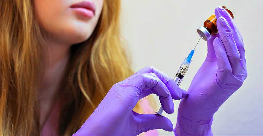 Botox needle. Botox vs Facial Exercises.