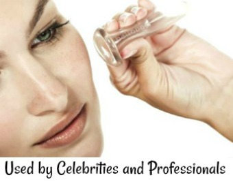Facial cupping to firm facial contours. Face cupping