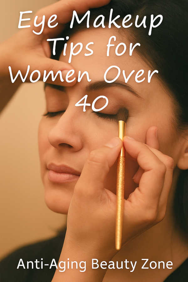 Eyeliner makeup for women over 50. Professional eyeliner application for mature eyes: Tips for a flawless look. Eyeliner makeup Tips. Makeup artist applying eyeliner to a woman over 40 for a natural, youthful look.