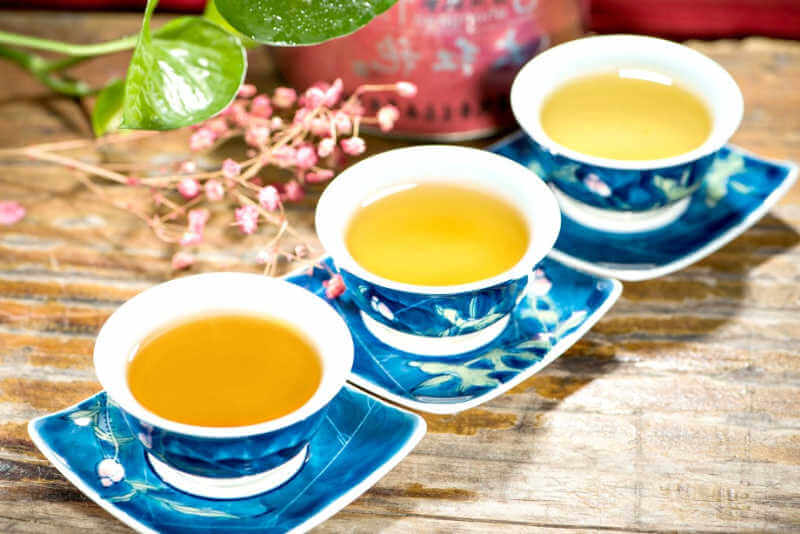 Herbal tea for healthy skin.