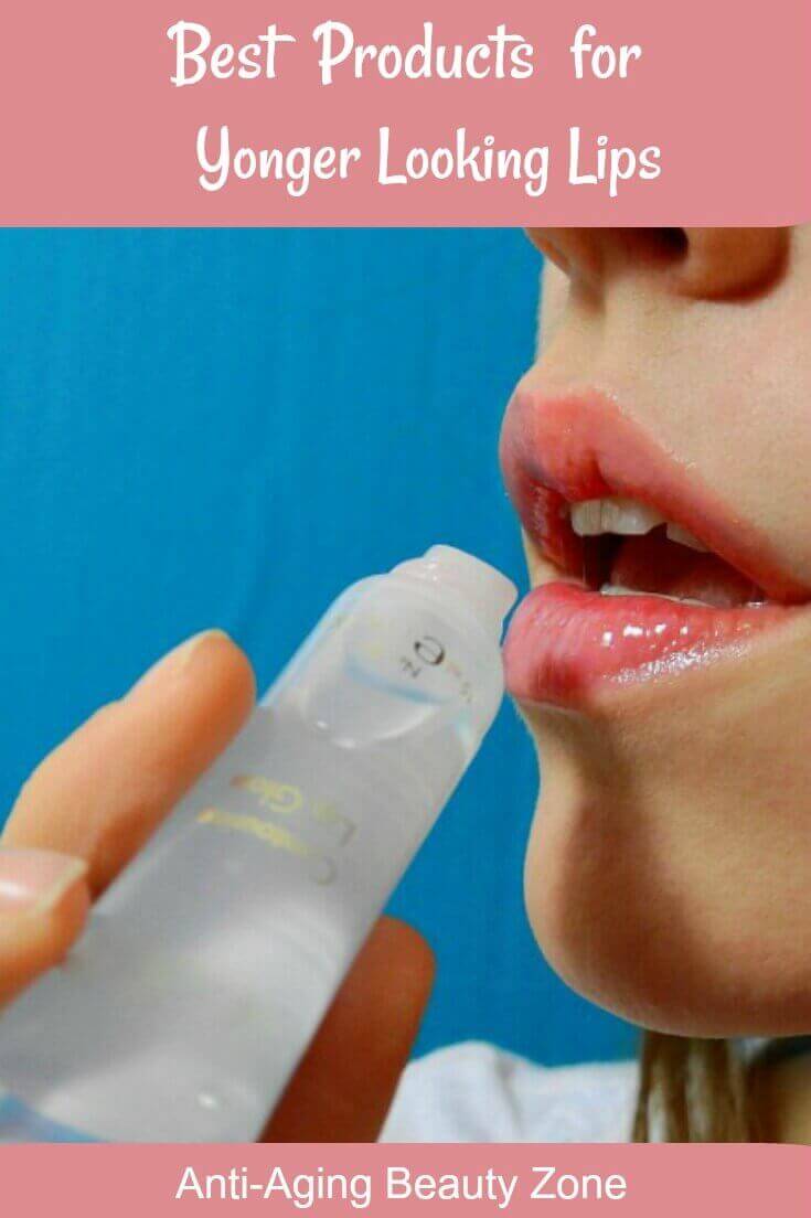 Anti aging lip care is important to prevent lip lines and wrinkles. Choose lip care products to prevent lip aging. A woman applying lip care products on her lips.
