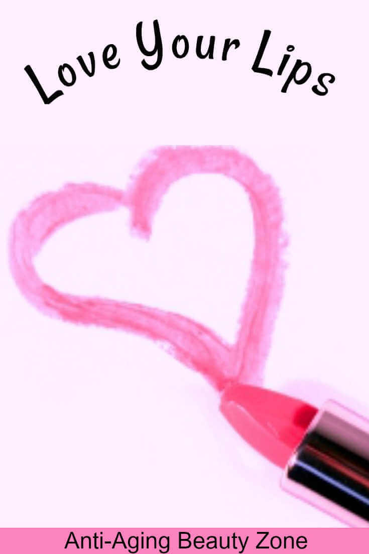 Lipstick drawing of a heart Heart drawing beautiful lips