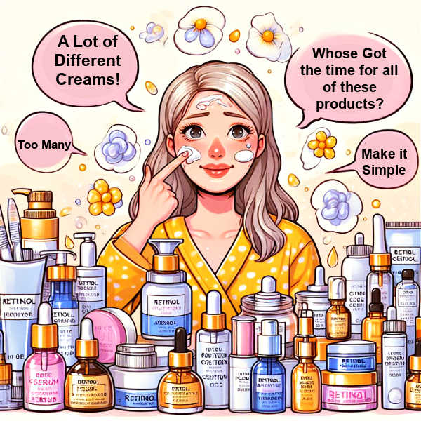 Retinol serum benefits. retinol serum vs cream