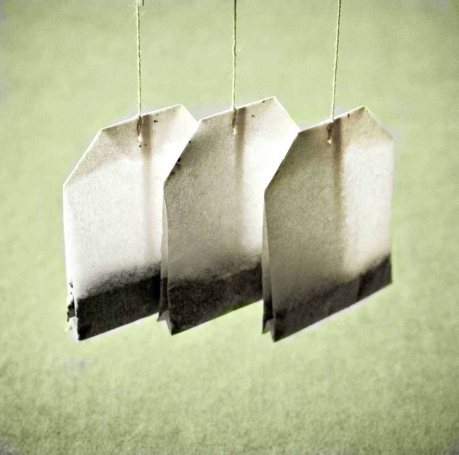 tea bags to reduce eye bags.