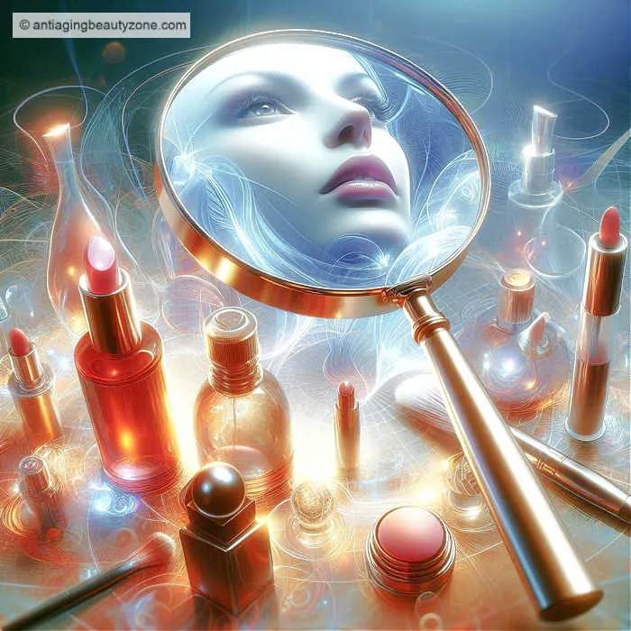Cartoon image of woman dreaming of a magic anti-aging face cream.