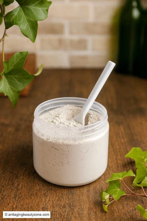 Clay mask for oily and acne-prone skin with large pores