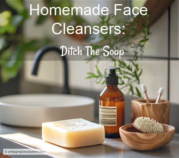 Homemade face cleanser alternatives to sopa.