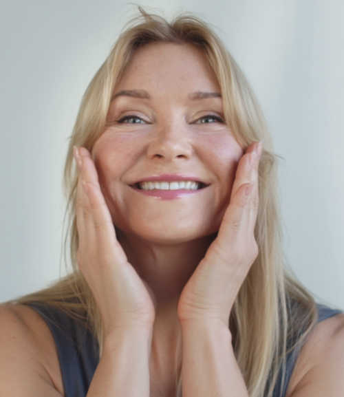 At-home face lift massage for firmer skin